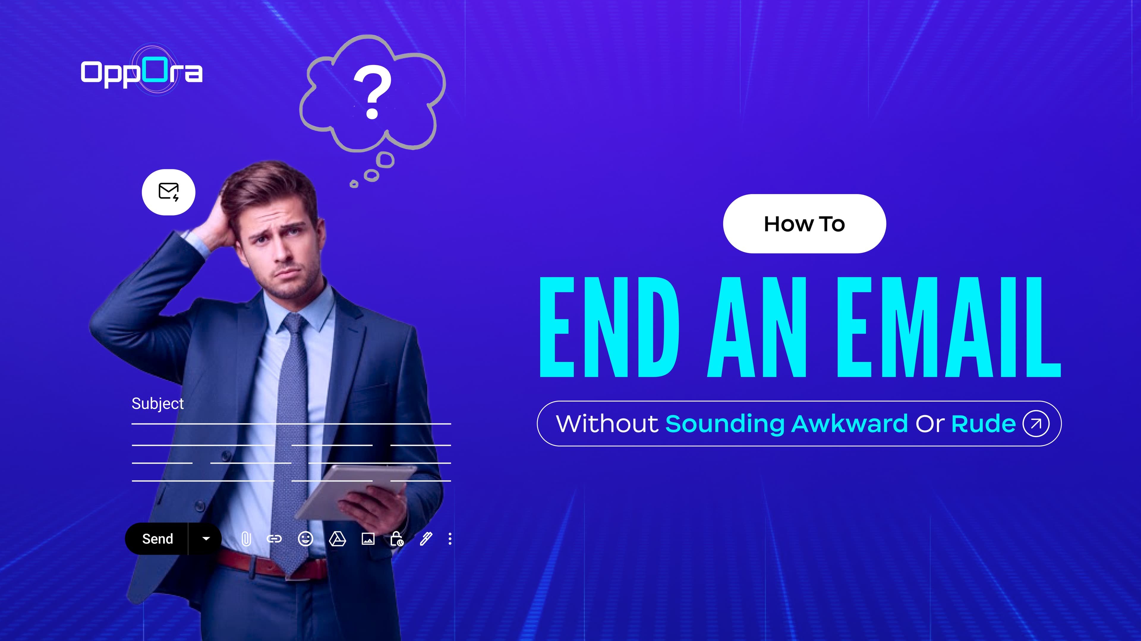 How to end an email